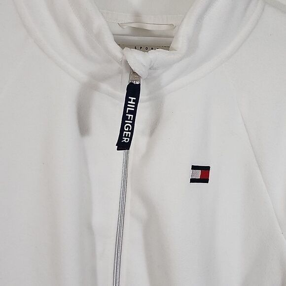 Tommy Hilfiger white plus size fleece jacket size 1X - Picture 2 of 7